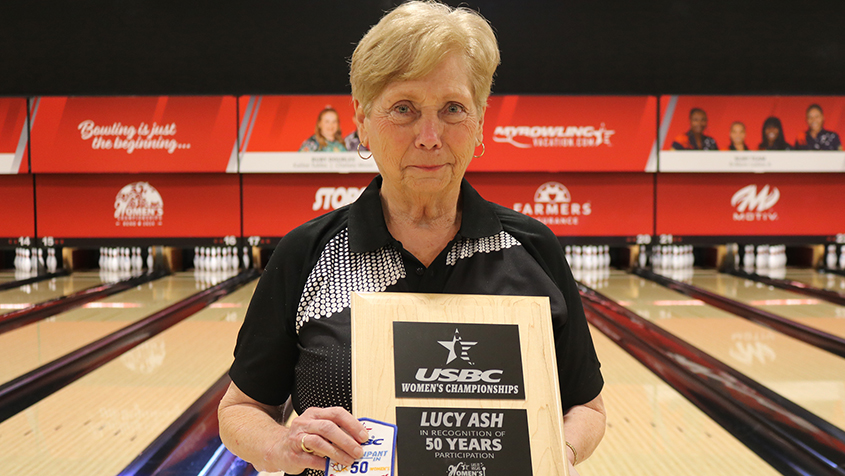 Lucy Ash celebrates 50 years at the USBC Women's Championships